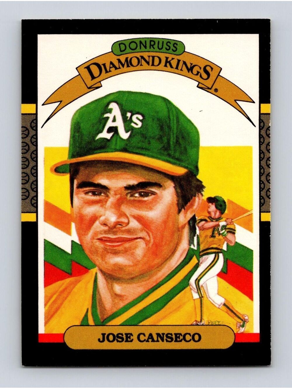 1987 Leaf #6 Jose Canseco Baseball Card